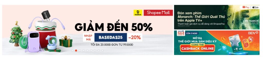 Chương trình khuyến mại Shopee