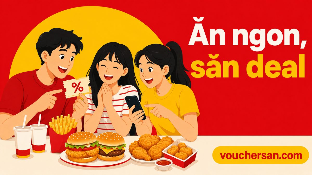 Danh sách voucher McDonald's đang áp dụng