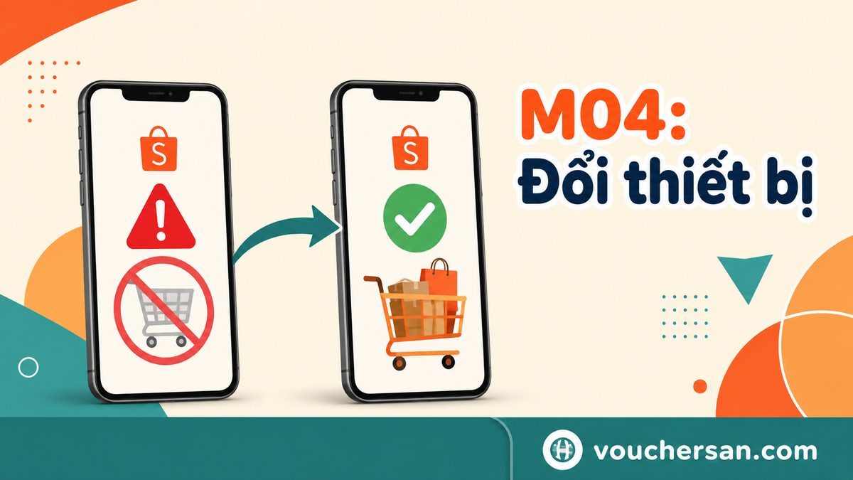 Cách khắc phục lỗi M04 Shopee