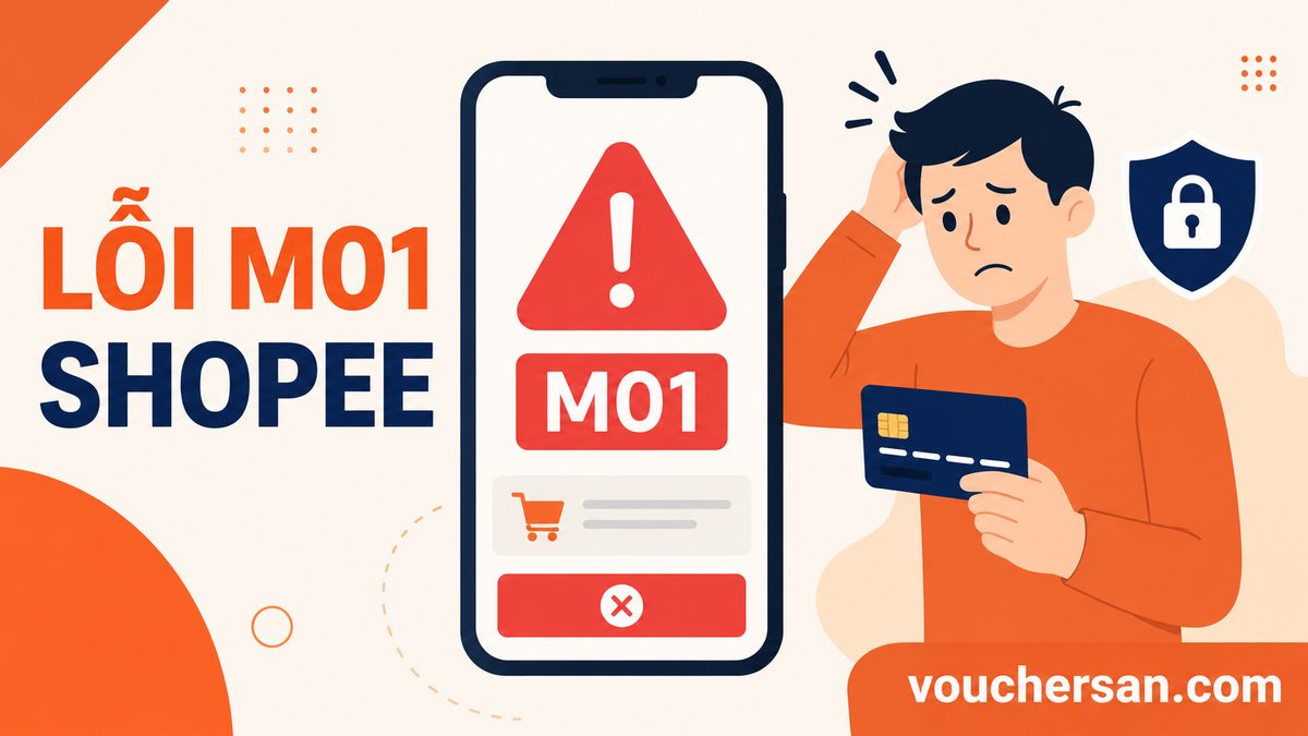 Lỗi M01 Shopee Là Gì? Nguyên Nhân & Cách Khắc Phục