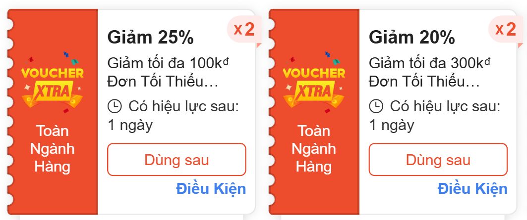 Voucher Xtra Shopee 15/08