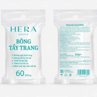 1 Gói Bông Tẩy Trang Hera 60 miếng