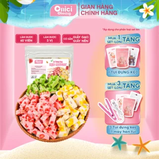 Set nguyên liệu kẹo nougat thượng hạng ONICI