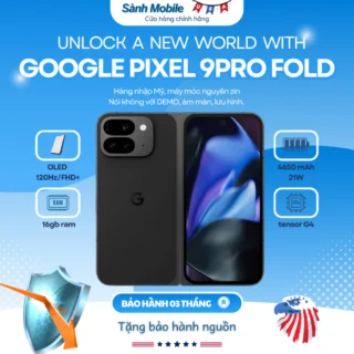 Điện thoại Google Pixel 9 Pro Fold - đẳng cấp doanh nhân - đẳng cấp AI - bảo hành dài
