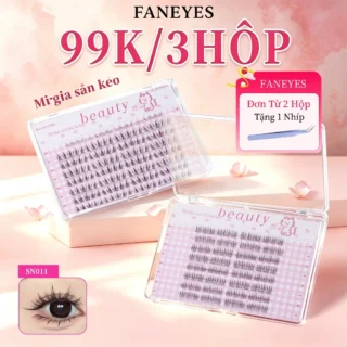 【99K/3hộp】Mi giả sẵn keo Mi giả dung tích lớn tự nhiên vô hình nhiều kiểu dáng có dải keo sẵn với độ dính tốt tạo hiệu ứng trang điểm giả tự nhiên cần thiết cho trang điểm hoàn hảo phù hợp cho đi làm hàng ngày