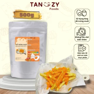 Xốt Trứng Muối Hoàng Kim Tanzy Foods 500g, dùng trực tiếp phù hợp đồ chiên nướng...
