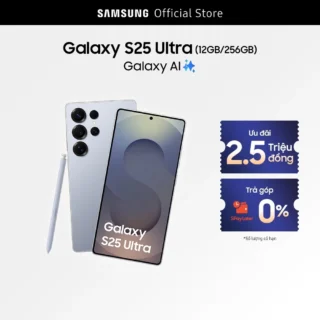 Điện thoại Samsung Galaxy S25 Ultra, Điện thoại AI, 256GB, Video camera đêm Nightography, S Pen đa nhiệm