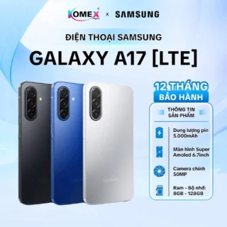 Điện thoại di động Samsung Galaxy A17 LTE 8GB/128GB Chính Hãng