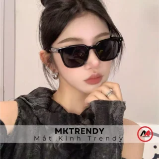 Kính râm gọng vuông chống tia UV MKTRENDY kính mát thời trang nam nữ phong cách Hàn Quốc R9