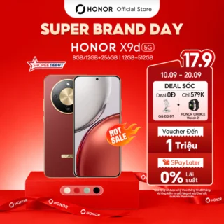 Điện Thoại HONOR X9d 5G 8GB/12GB + 256GB/512GB | Pin 8300mAh | Camera AI OIS 108 MP| BH 24 Tháng