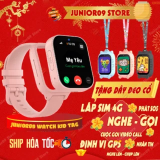 Đồng Hồ Thông Minh Trẻ em JUNIOR09 WATCH KID TAG Lắp Sim 4G - Nghe Gọi - Video Call - Định vị GPS