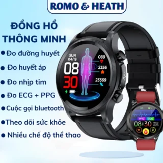 Đồng Hồ Đo Đường Huyết Không Xâm Lấn – Đồng Hồ Thông Minh Theo Dõi Sức Khỏe, Huyết Áp, Oxy Máu, Nhịp Tim, Thể Thao