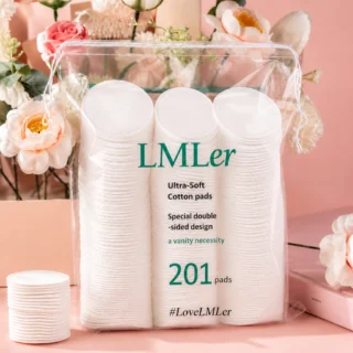 Bông tẩy trang LMLer 201 miếng cotton tự nhiên mềm mịn P0642
