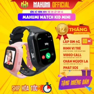 Đồng hồ thông minh Trẻ em JUNIOR09 WATCH KID MINI |Lắp SIM 4G | Nghe gọi Độc lập | Video Call | Định vị GPS | Chống nước