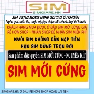 Sim Vietnamobie giá rẻ OTP...Nghe gọi nhắn tin vào mạng