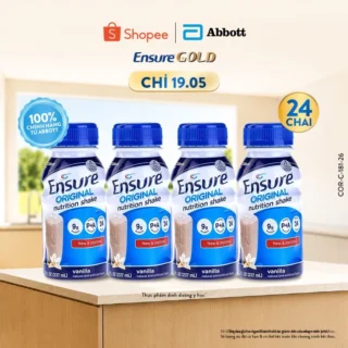 Thùng 24 chai Sữa nước Ensure Abbott 237ml/chai (bao bì thay đổi theo từng đợt nhập)