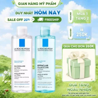 Nước Tẩy Trang Làm Sạch Sâu Cho Da Nhạy Cảm La Roche-Posay Micellar Water Sensitive Skin 400ml