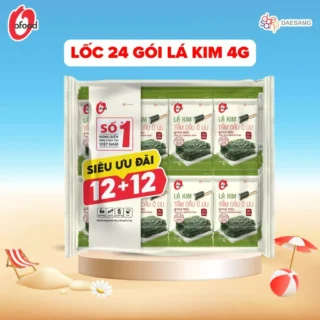 RONG BIỂN LÁ KIM OLIU O'FOOD 4G – COMBO 12+12