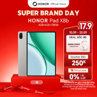 Máy Tính Bảng HONOR Pad X8b 4/6 GB+128GB | Màn Hình TFT LCD 11" 90Hz | Snapdragon 680 4G | Pin 10100mAh | BH 18 Tháng