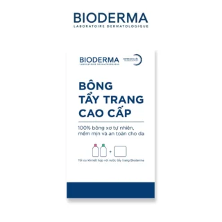 Bông tẩy trang cao cấp Bioderma 50 miếng (Phiên bản 2026)
