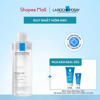 Nước tẩy trang làm sạch sâu cho da nhạy cảm La Roche-Posay Micellar Water Sensitive Skin 400ml