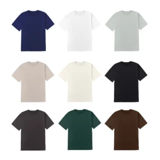 Áo Thun Trơn Cotton 250gsm GODMOTHER Premium Full Color Cổ Tròn Nam Nữ