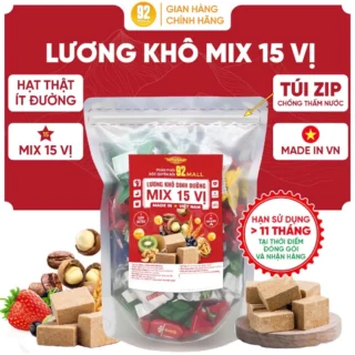 5KG Lương Khô Mini Mix15 Vị Dinh Dưỡng, Ăn Sáng Thay Bữa,Thức Phẩm Dự Trữ Thiên Tai