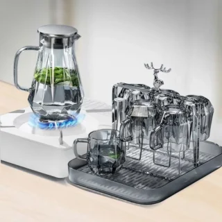 Bộ Cốc Bình Thủy Tinh Cao Cấp, Chịu Nhiệt Dung Tích 1600ml