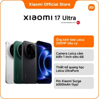 Điện thoại thông minh Xiaomi 17 Ultra (12+512GB|16+1TB)| Pin 6000mAh (typ) siêu lớn| Ống kính Leica UltraPure