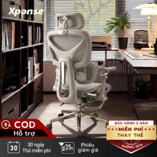 Xpanse T9 ghế công thái học ghế gaming đệm lưng kép 4 lò xo, lưới du pont ghế xoay văn phòng ghế làm việc