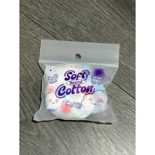 01 QT Horus Bông tẩy trang tròn Round Soft Cotton Pads 15pads