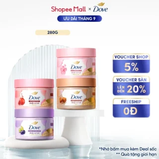 Tẩy Tế Bào Chết Body Dove Chăm Da Sáng Mịn 280G