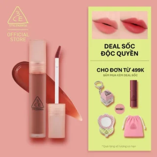 Son Kem Lì 3CE Blur Water Tint Mịn Môi Mờ Ảo, Không Lem, Lâu Trôi, Che Phủ Rãnh Môi, Bền Màu, Nhẹ Môi