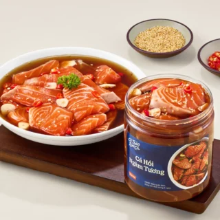 Cá Hồi Ngâm Tương Hàn Quốc - Hương Vị Tươi Ngon Đậm Đà - Cô Thảo Tôm Cá