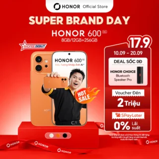 Điện Thoại HONOR 600 5G 8/12GB + 256GB | Chip Snapdragon 7 Gen 4 | AI Camera 200MP | BH 24 Tháng