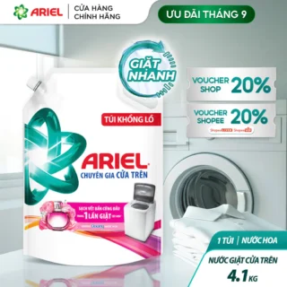 Nước Giặt cửa trên ARIEL Hương Downy Nước Hoa 4.1KG / Nước giặt 10X giặt sạch túi 4.05KG